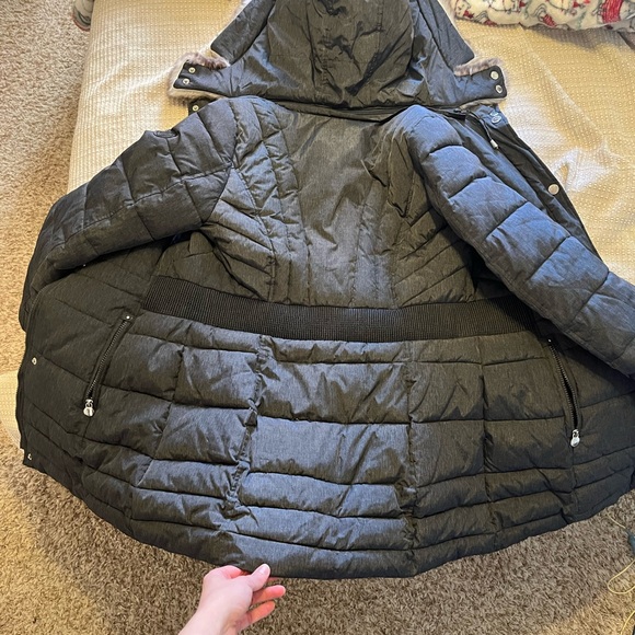 Laundry by Shelli Segal Women's Winter Gray Coat Jacket Medium - Picture 10 of 12